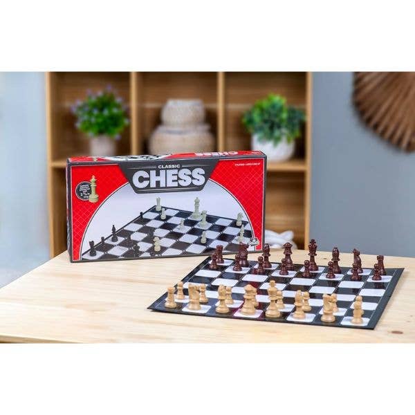 Goliath Games - #HT2221 - Classic 16" Chess Board Set - for wholesale by St. Louis Wholesale LLC