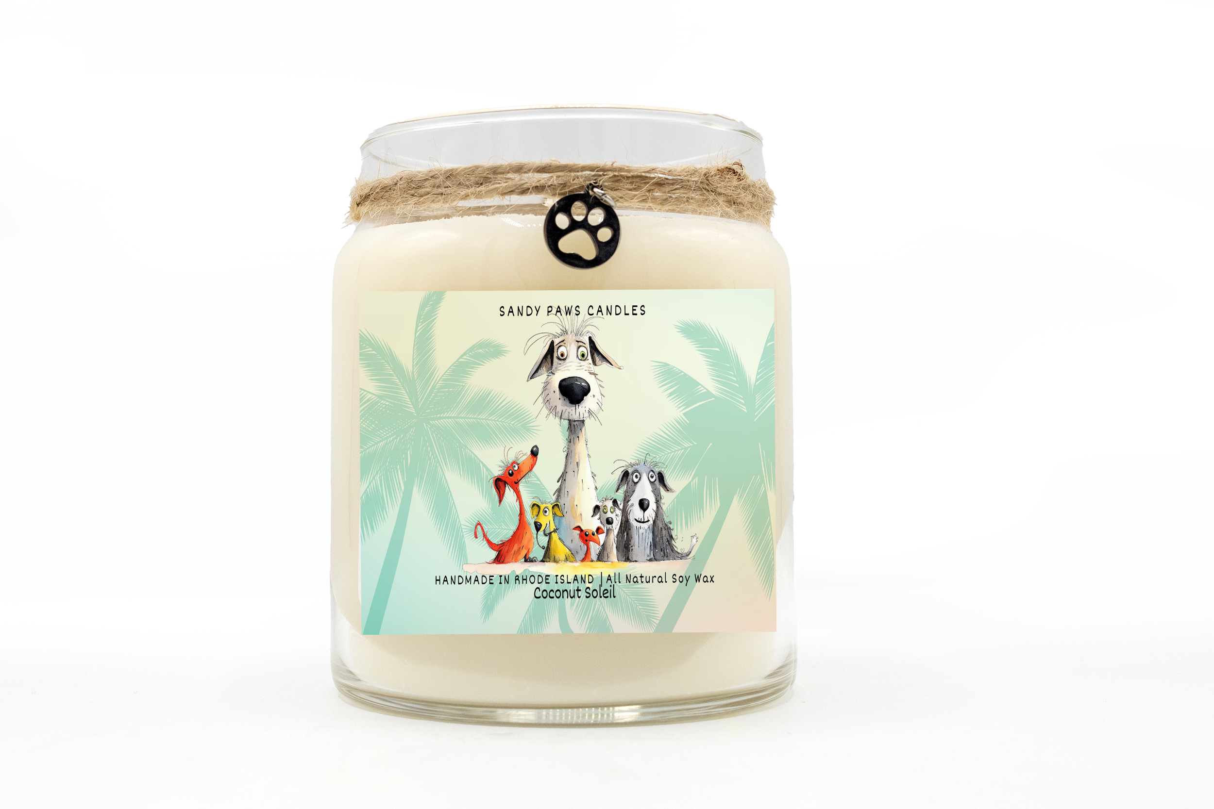 Sandy Paws Candles - Wholesale Jar/Filled Candle - Quirky Dogs - Soy Wax Candles14