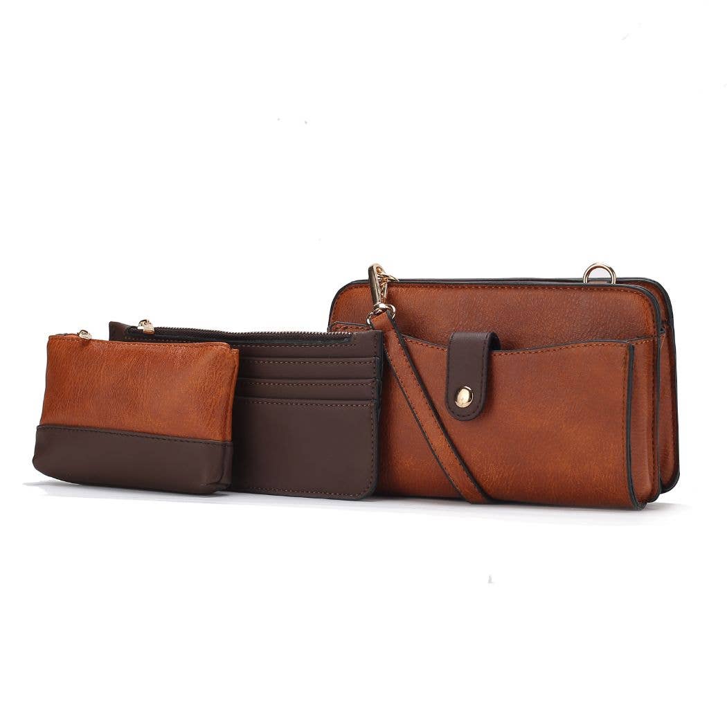 MKF Collection - Wholesale Crossbody Bag - Women's - Muriel Women Crossbody Bag with Card holder and Small Pouch0