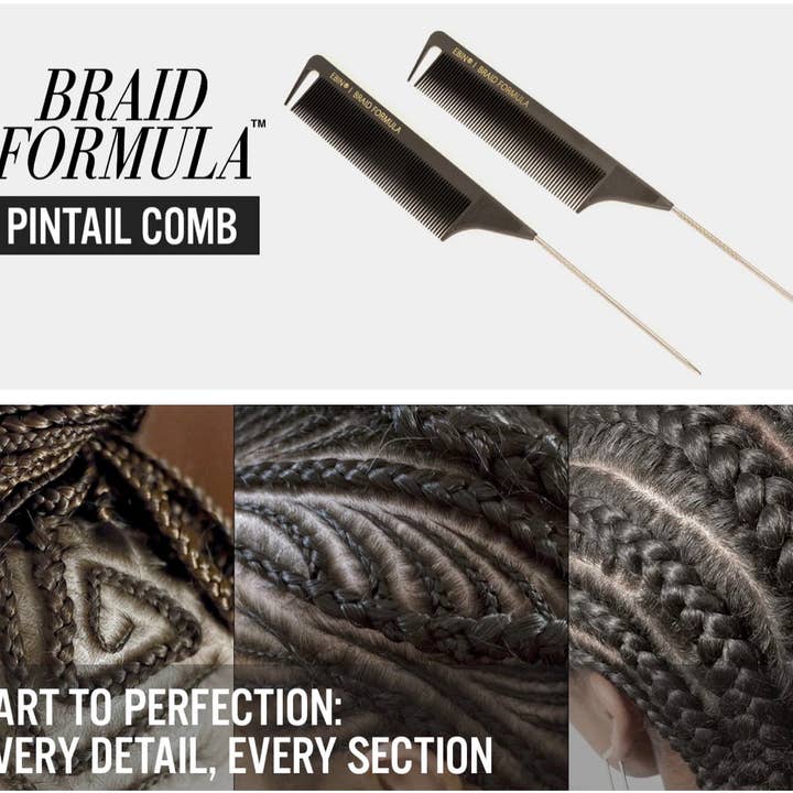 Black PINTAL PARTING COMB for wholesale on Faire2