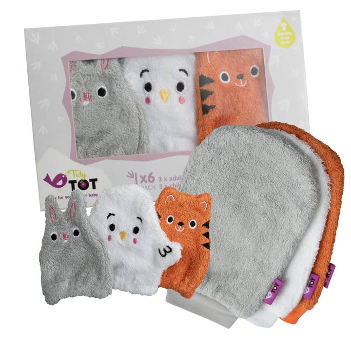 Tidy Tot US - Wholesale Wash Cloth - Kids & Baby - Bamboo Wash Mitts