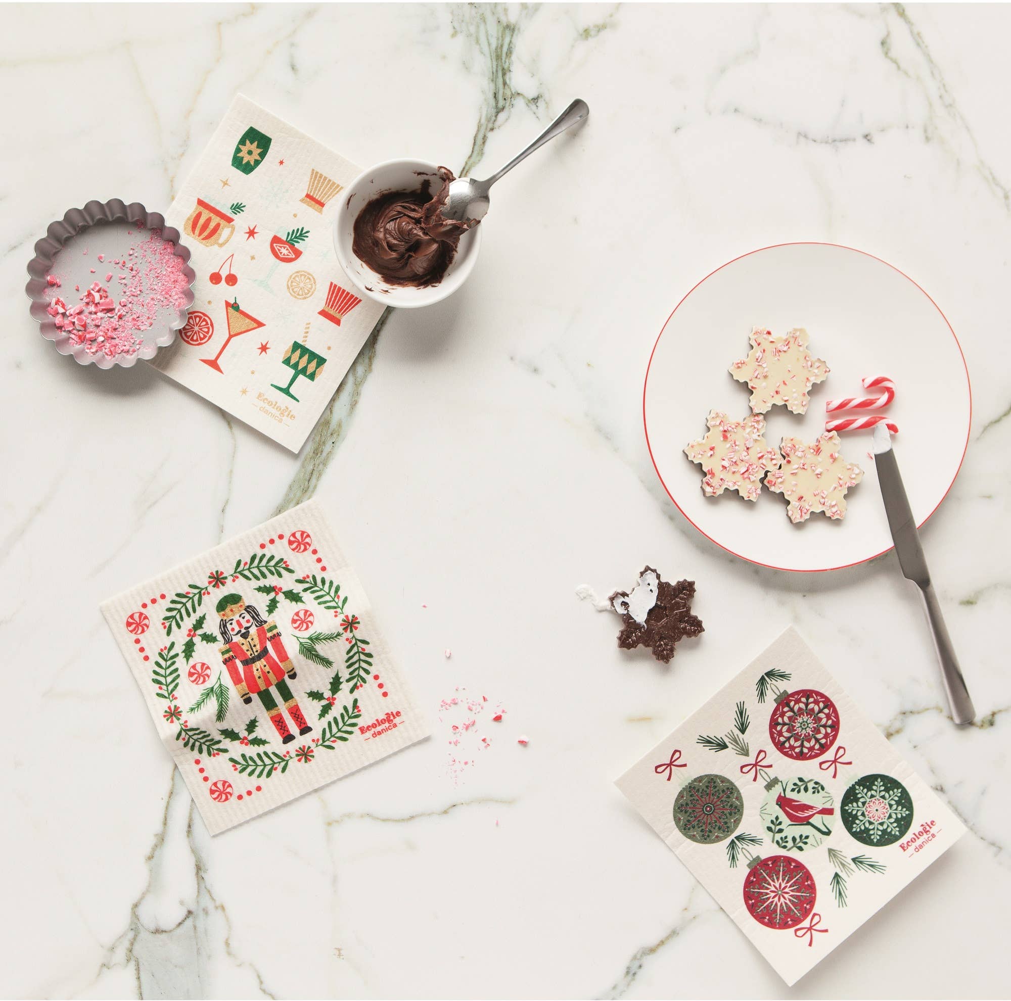 Ecologie - Vente Torchon - Éponge suédoise Casse-Noisette1