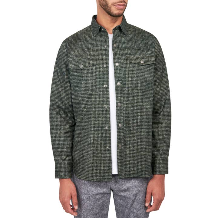 DOT GEO SHIRT JACKET for wholesale by Brooklyn Brigade