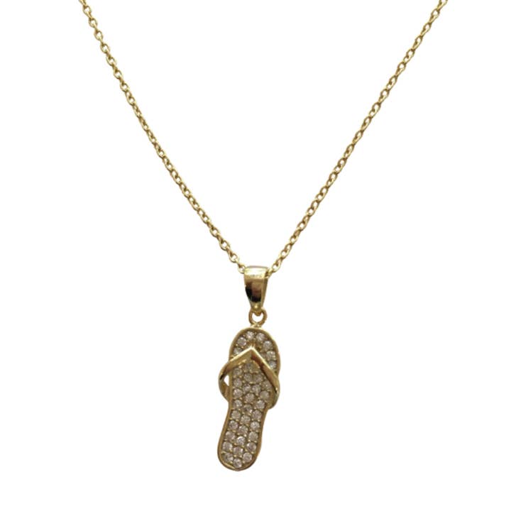 Pave Sandal Necklace for wholesale by Be the Good