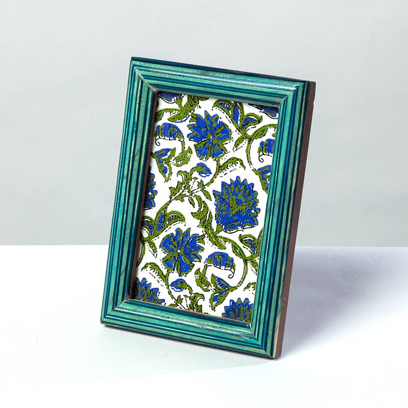 Globe Enterprise – wholesale Jewellery box/organiser – Luxury Jewellery Box Blue/Green Floral4