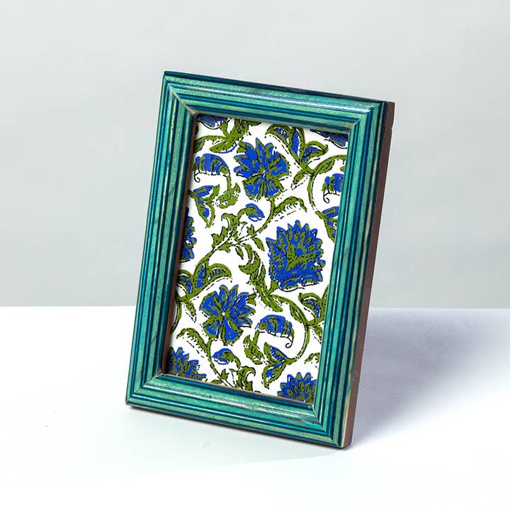 Globe Enterprise – wholesale Jewellery box/organiser – Luxury Jewellery Box Blue/Green Floral4