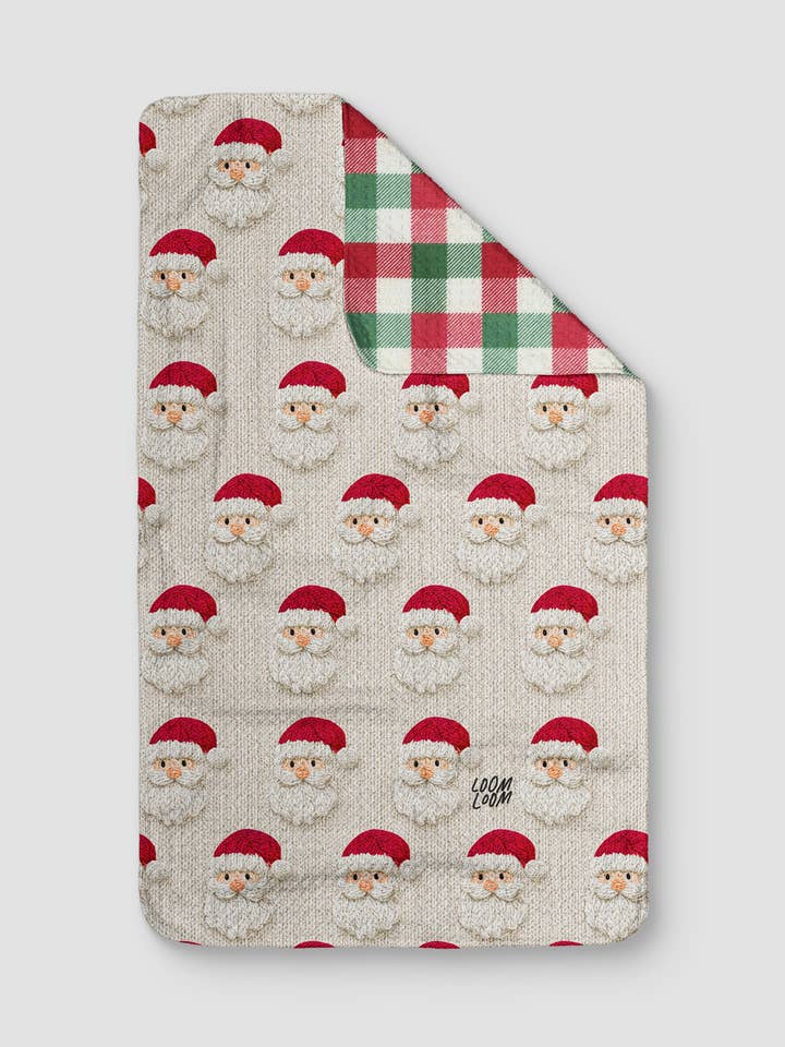 Knit Santas Tan Reversible for wholesale by Loom Loom