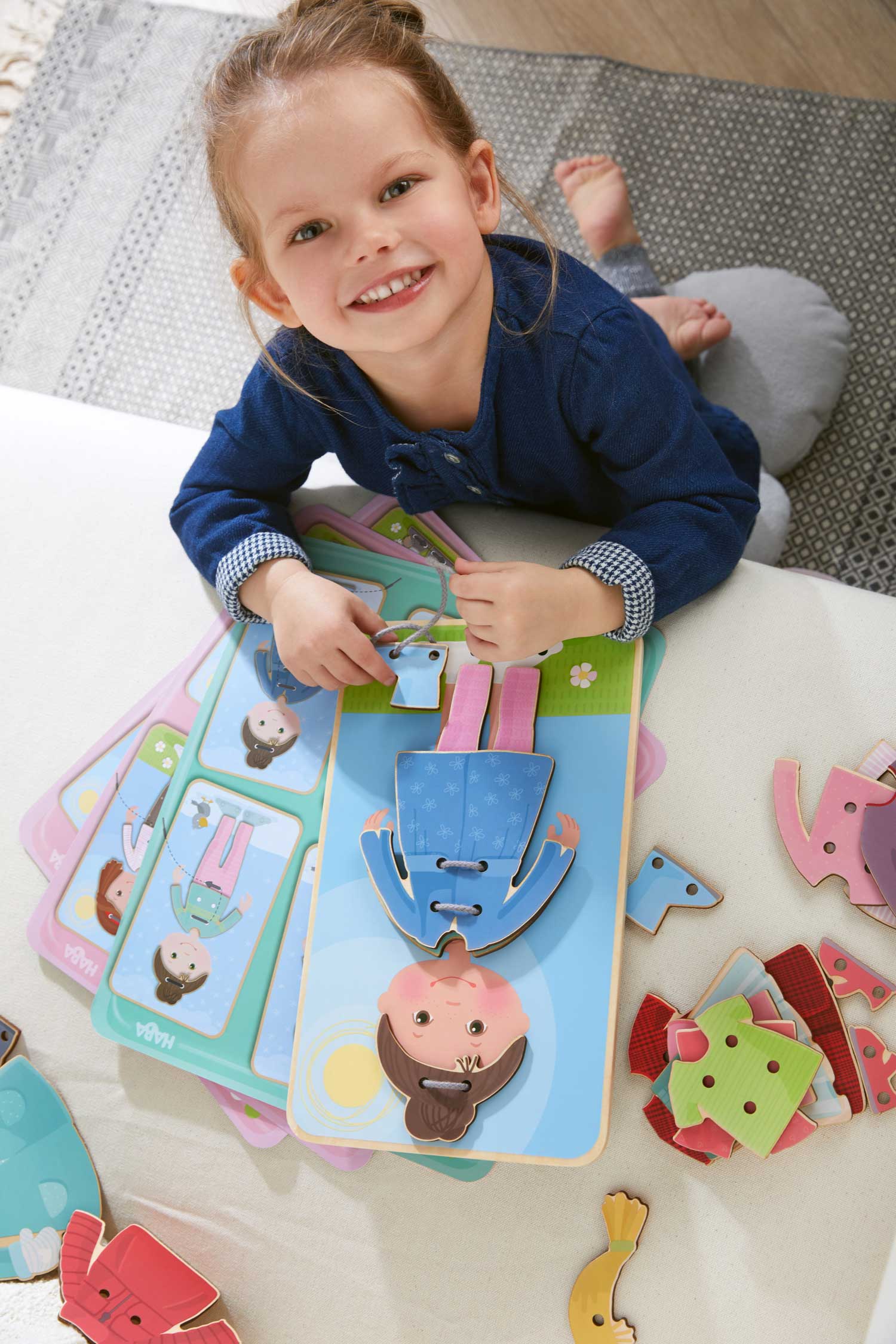 HABA USA - Wholesale Classic Toy - Kids - Dress Me Threading & Lacing Game7