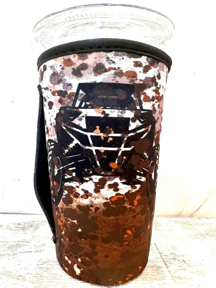 30 OZ Dirty ATV Insulated Cup Cover Sleeve for wholesale by Sip Sleeves ~ Insulated Cup Sleeves and Drink Accessories