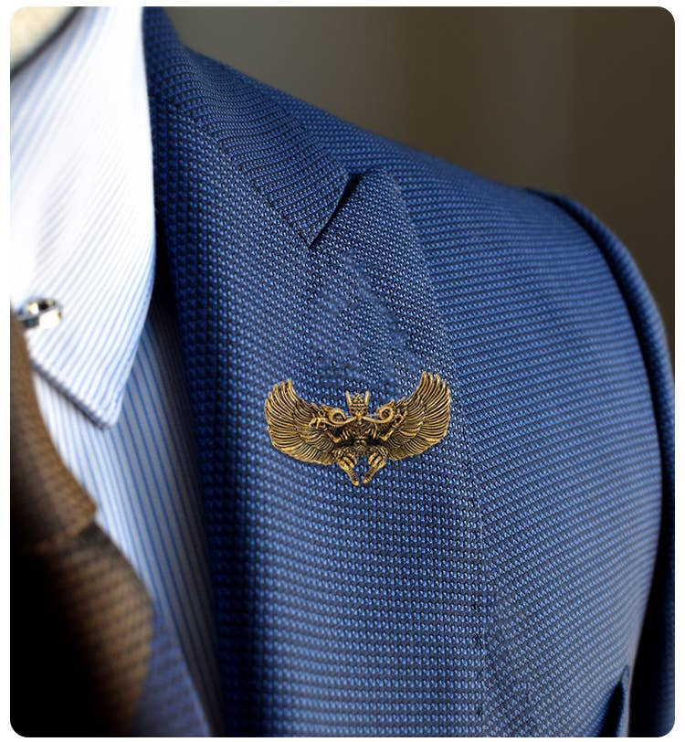 Tourtiwi - Wholesale Brooch - Vintage Great Ambition Winged Dapeng Bird Brooch8