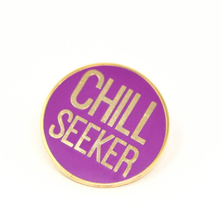 Reflectjen® Style - Wholesale Purse/Bag Accessory - Unisex - Chill Seeker Enamel Pin