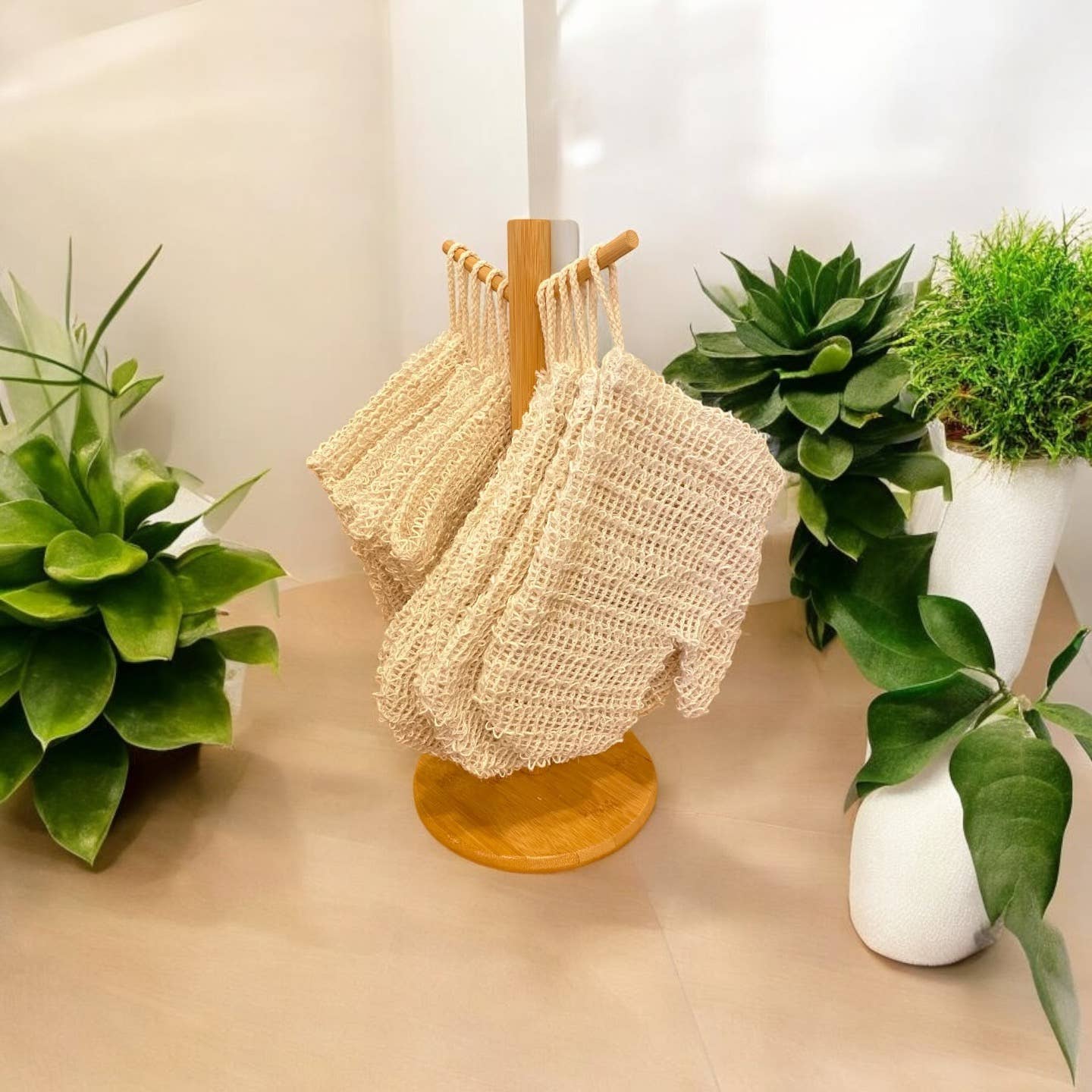 Bamboo Switch - Wholesale Retailer display stand/case - Bamboo Retail Display Stand with Pegs