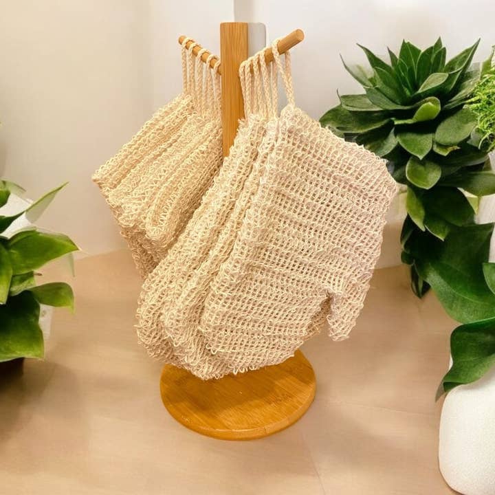 Bamboo Retail Display Stand with Pegs for wholesale by Bamboo Switch
