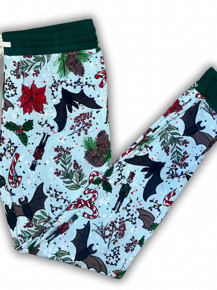 Joggers per adulti Batty Holiday per la vendita all'ingrosso da parte di Olive and Stella