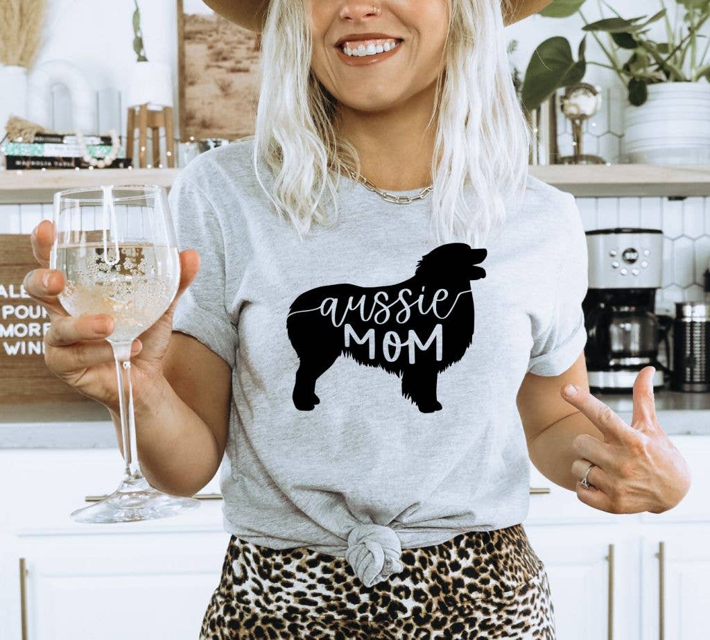 KM Clothing - Wholesale Screen Printed T-Shirt - Women's - Aussie Mom T-shirt | Graphic Tee0