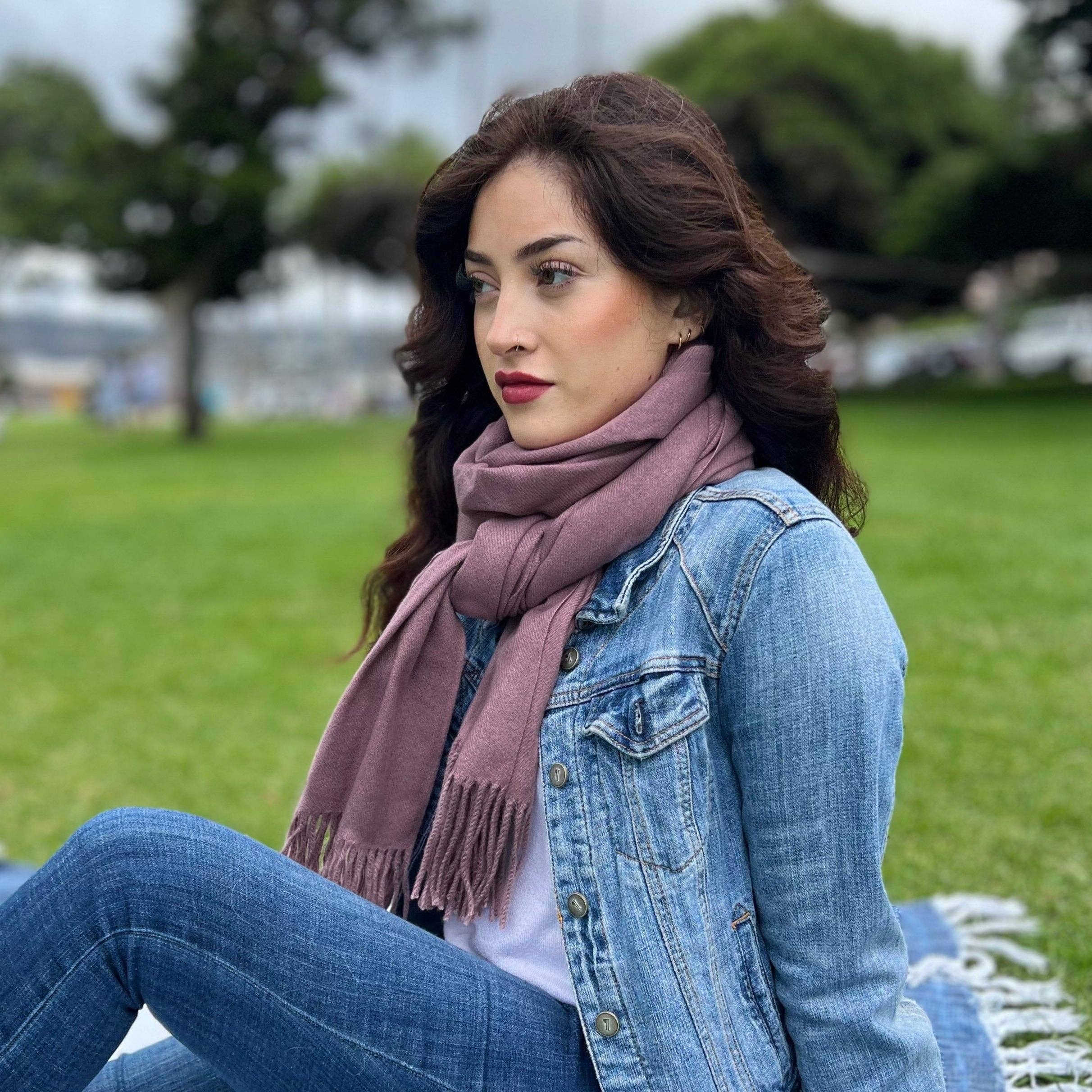 Humble Hilo - Wholesale Scarf - Women's - Humble Hilo Large Wool Scarf4