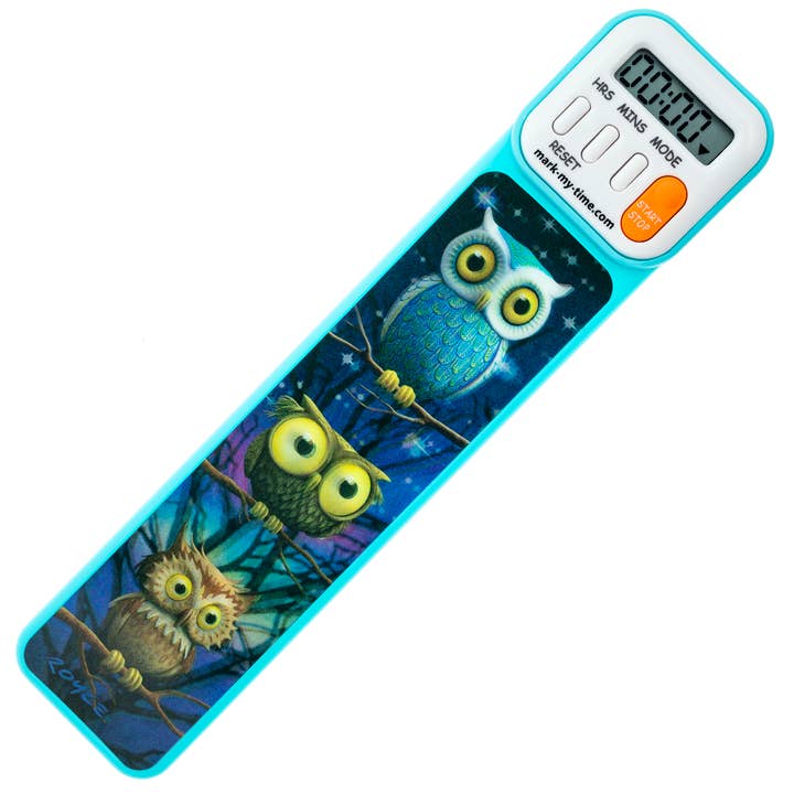 WITHit – wholesale Bookmark – Mark My Time Digital Reading Tracker Bookmark - Owl 3D