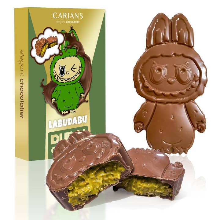 Carian's Bistro Chocolates - Wholesale Chocolate Bar - Cartoon Viral Dubai Chocolate Bar, Premium Quality0
