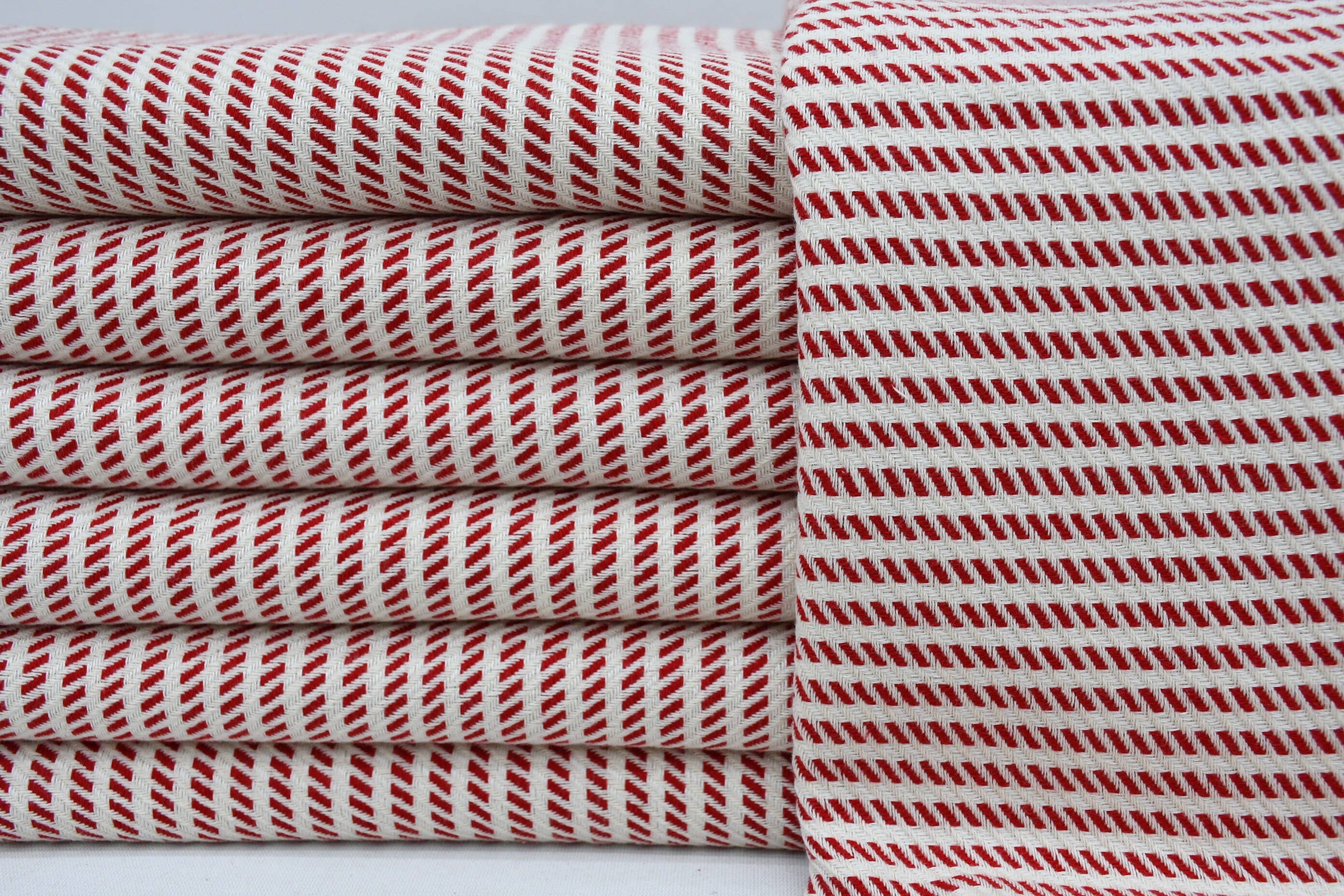 Organic Turkish Towels - Wholesale Tea Towel - Turkish Hand Towel, Elegant Red Dish Towel1