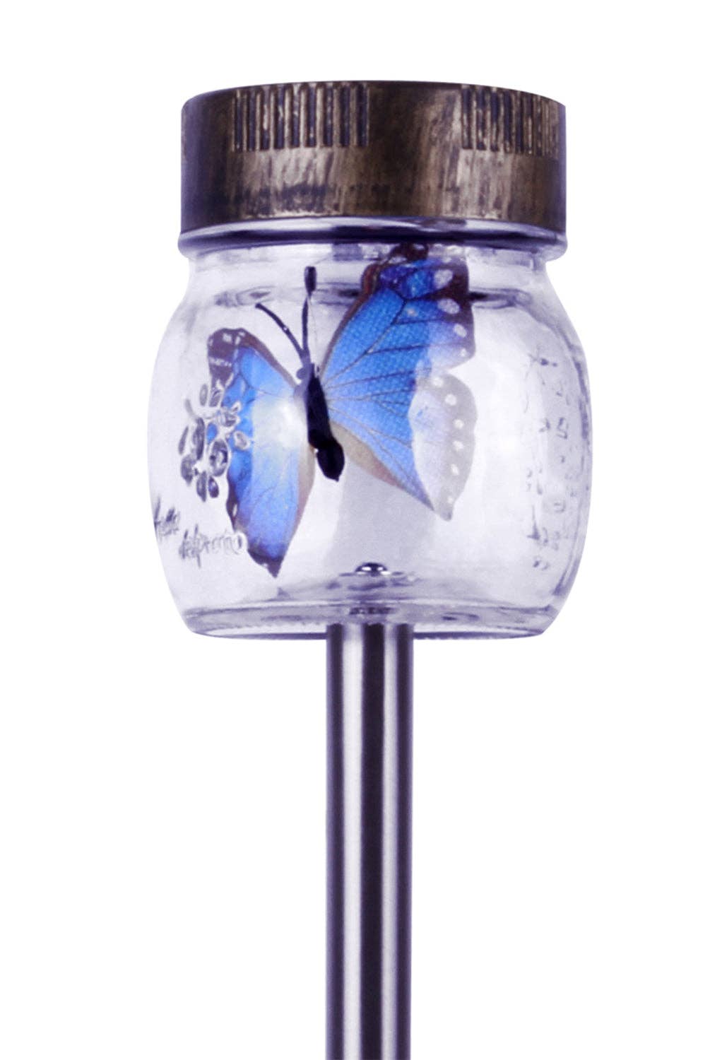 Forever Gifts Inc. - Wholesale Outdoor/Lawn Light - Butterfly Jar Solar Pathway Lights, Set of 36