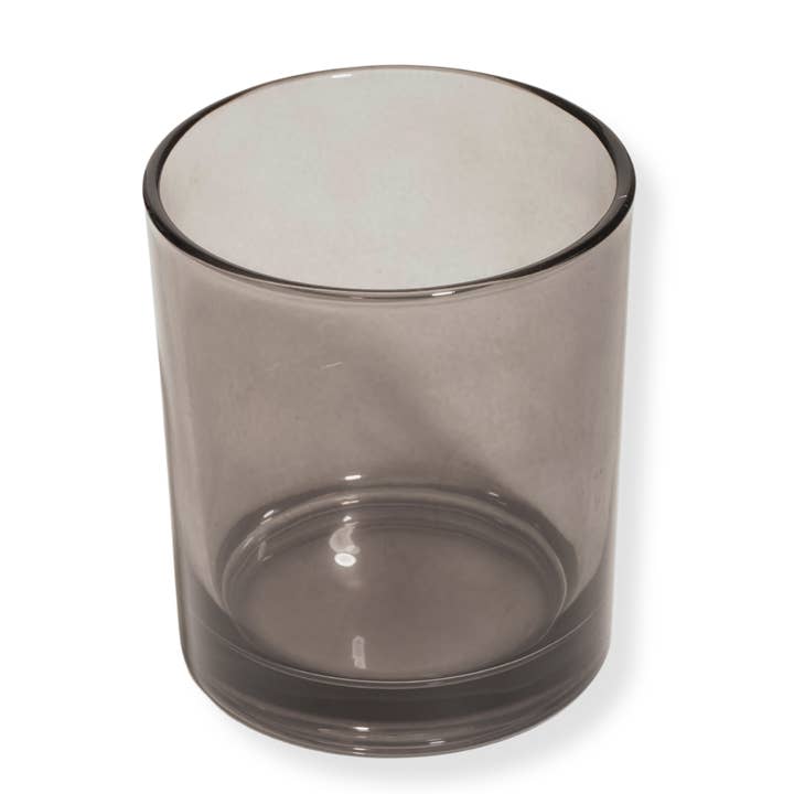 9.5 oz Monticiano Charcoal Black - Candle Making Glass for wholesale by General Wax - Candle Making Supplies