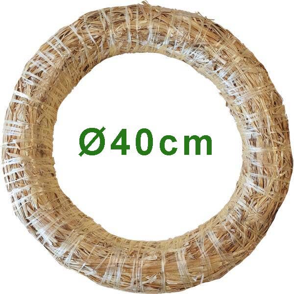 Dutch Flower Lady - Venta al por mayor Corona - Coronas de paja Diferentes tamaños de Ø 20 cm a Ø 100 cm2