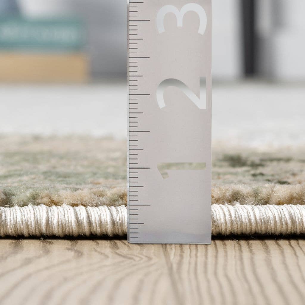 Abani Rugs – Großhandel Teppichvorleger – Abani Teppiche Ivy Beige Grün Rand Teppich6