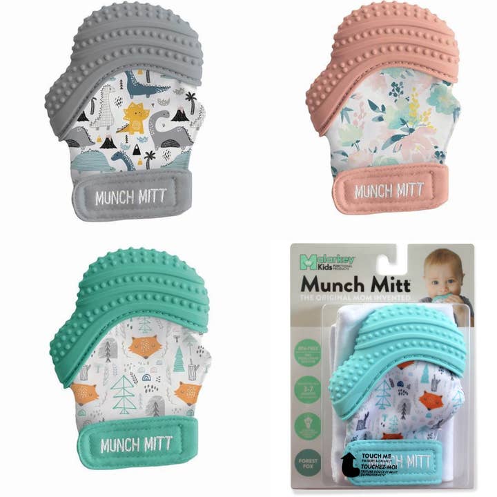 Malarkey Kids - Wholesale Teether (Not Clip-On) - Baby - Munch Mitt - Assorted Mix Pack