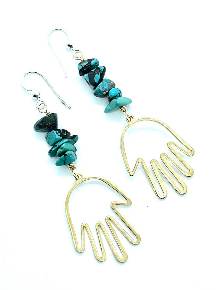 HAPPY HANDS OHRRINGE für den Großhandel von Union Studio Metals