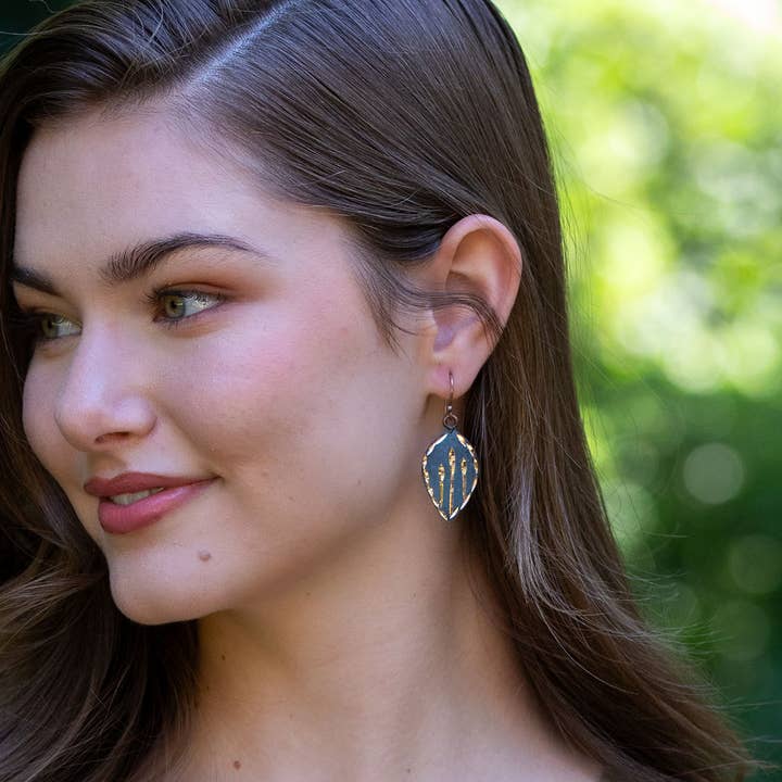 Anju Jewelry - Wholesale Dangle Earrings - Patina Dandelion Whisper Earrings1