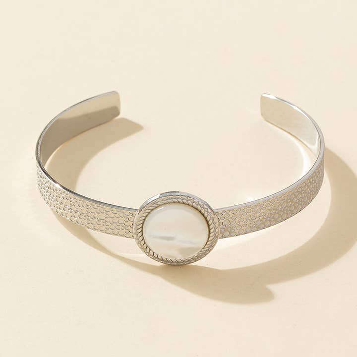 Blossom bijoux - Vendita all'ingrosso Bracciale a polsino - BRACCIALE BANGLE IN ACCIAIO INOSSIDABILE 24BRA1301