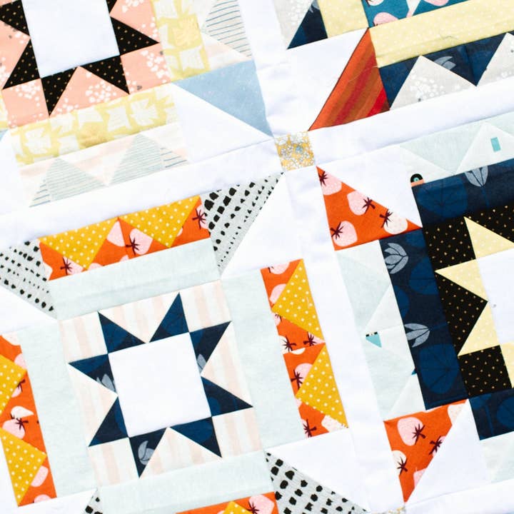 Then Came June - Wholesale Craft Sewing Kit - Nova Star Quilt Pattern - Printed13