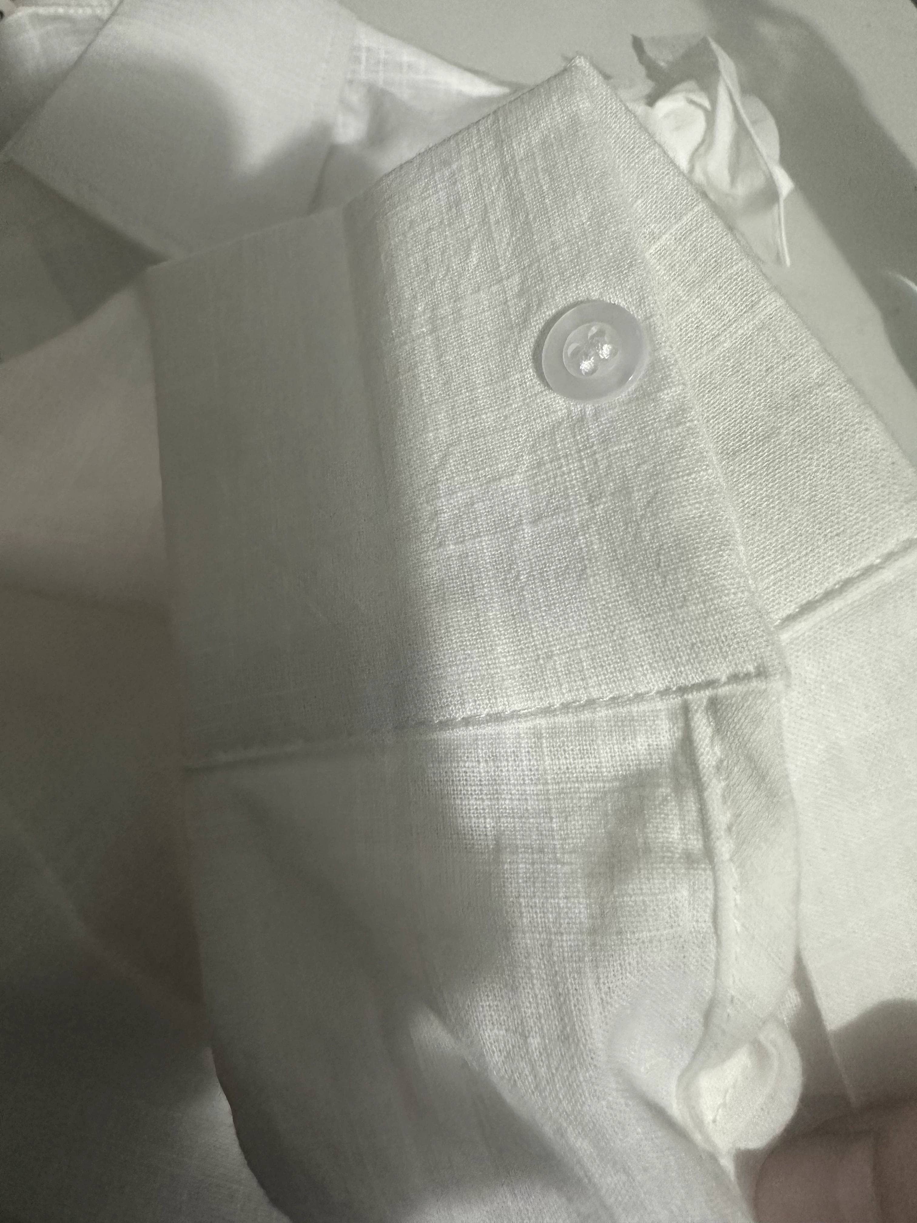 HIDDENBRAND - Wholesale Button Down Shirt - Women's - cotton linen blend button down shirt40