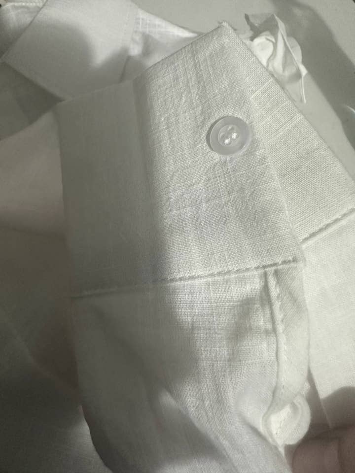 HIDDENBRAND - Wholesale Button Down Shirt - Women's - cotton linen blend button down shirt40