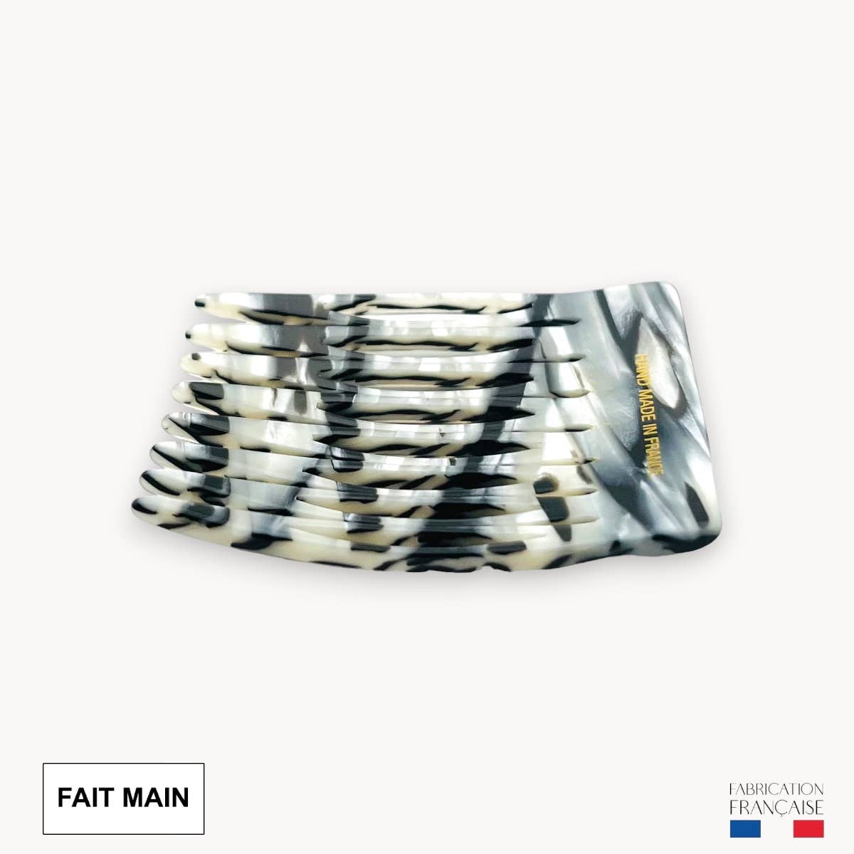 Pique et Pince - Vente Ensemble d'accessoires pour cheveux – femme - Peigne à cheveux 8 dents - Tigre3