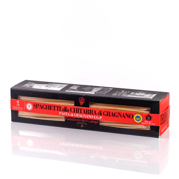 Pasta de Gragnano IGP - Spaghetti Chitarra, 500g Fabriqué en Italie pour la vente par Pastificio dei Campi