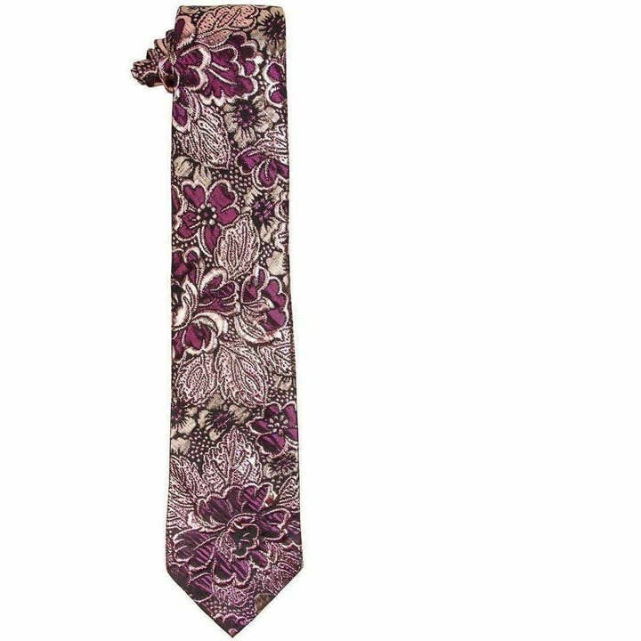 Dubal Brothers - Wholesale Necktie – Men’s - Vittorio Farina Metallic Necktie & Pocket Square by Classy Cufflinks13