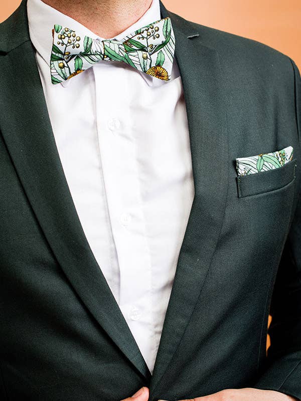 Noeud Papillon - Gris Banksia pour la vente par Peggy and Finn