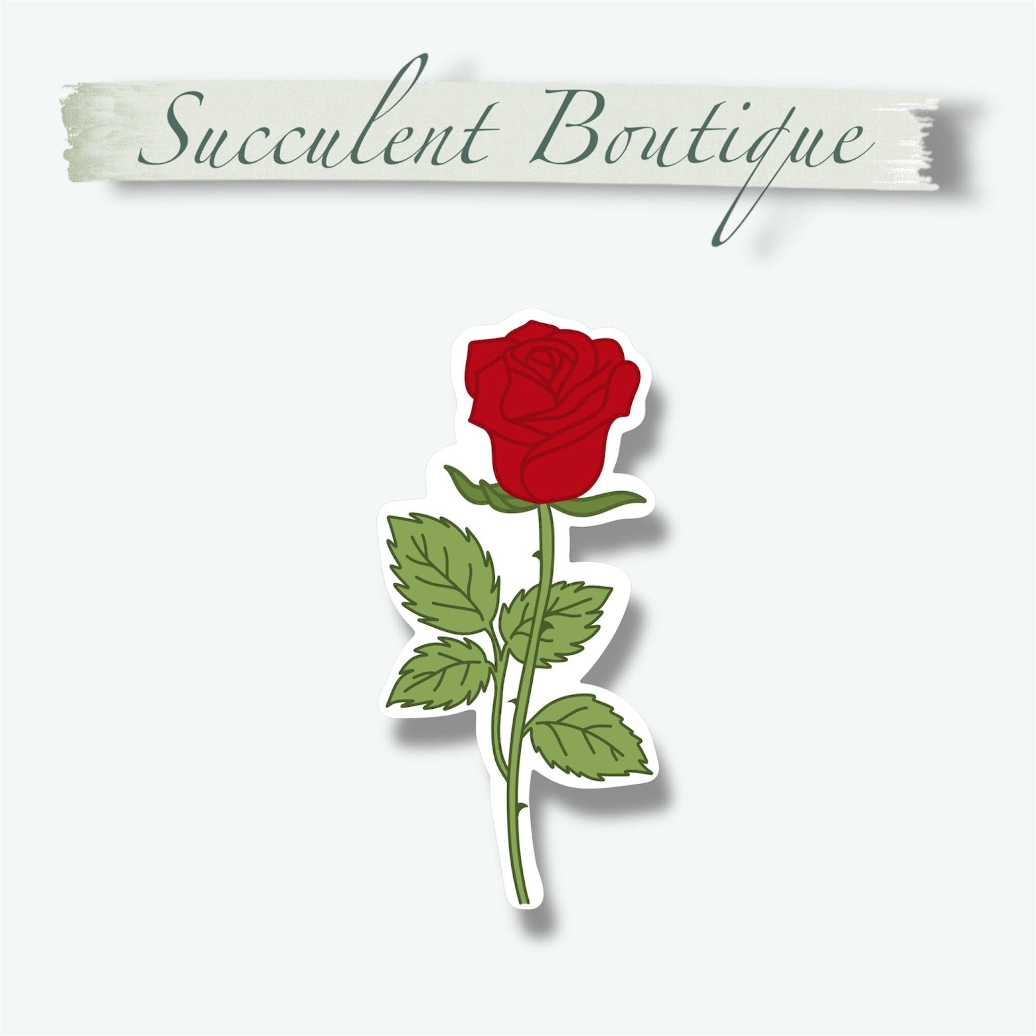 Succulent Boutique - Wholesale Sticker - New Years Flowers Sticker Sheet3