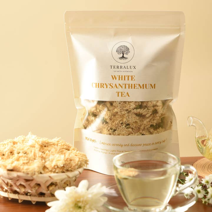 Terralux LLC – wholesale Loose tea – White Chrysanthemum Herbal Tea2