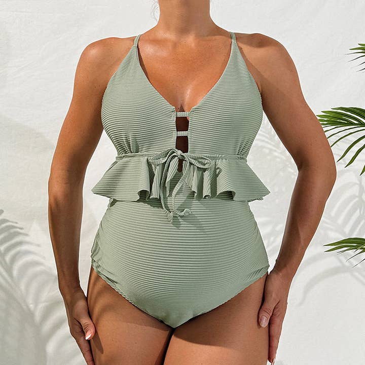 Maillot de bain de maternité avec culotte bikini de maintien pour la vente par Ekartini