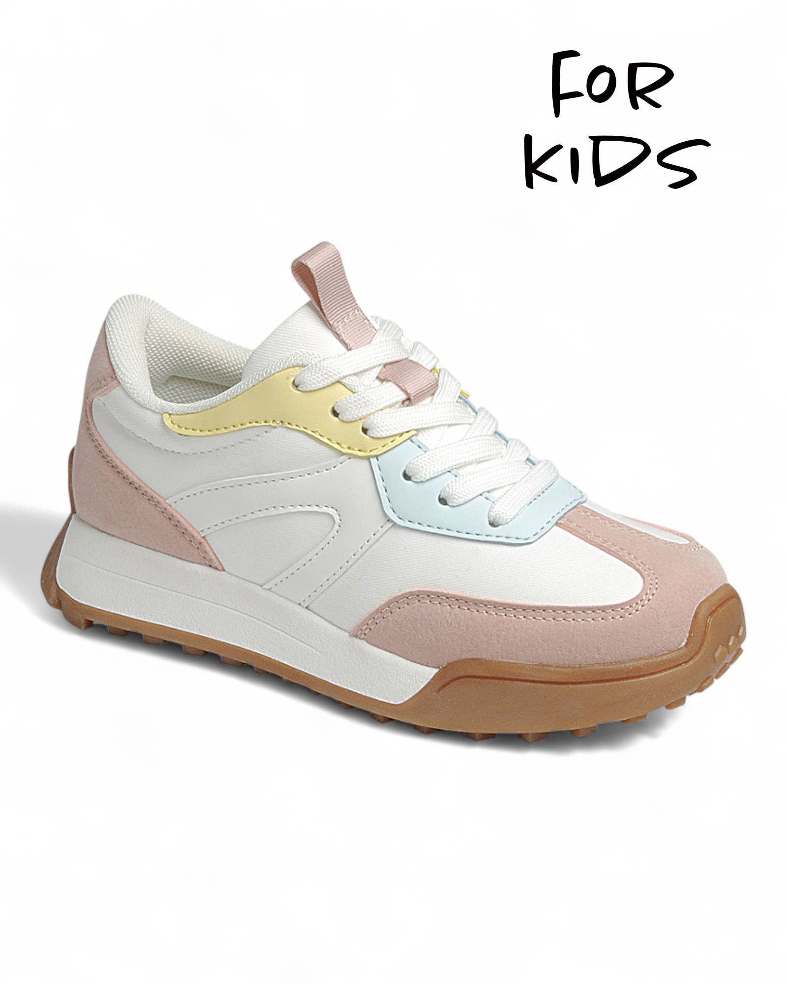 FASHION EMPORIO - Wholesale Lifestyle Sneakers - Kids - Kids Lace up Sneaker Shoes FL-ROUND-13K4