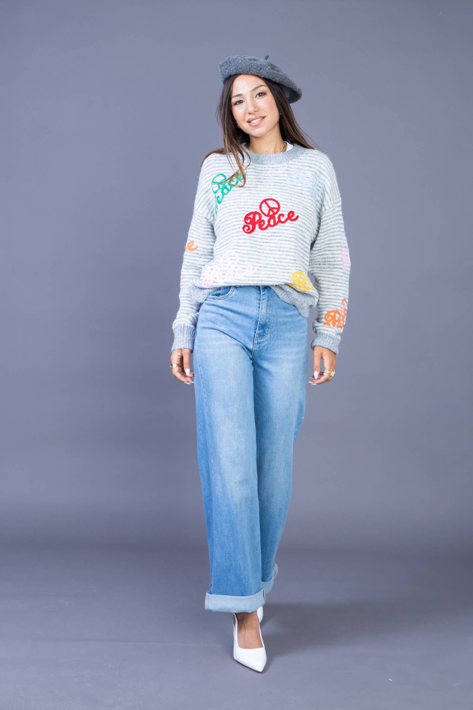 ANA & LUCY - Wholesale Jeans - Women's - Women's straight relaxed jeans "Émilie" - ANA & LUCY9