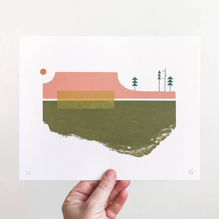 8 x 10" Impressão Desert Drift por atacado de Gingerly Press