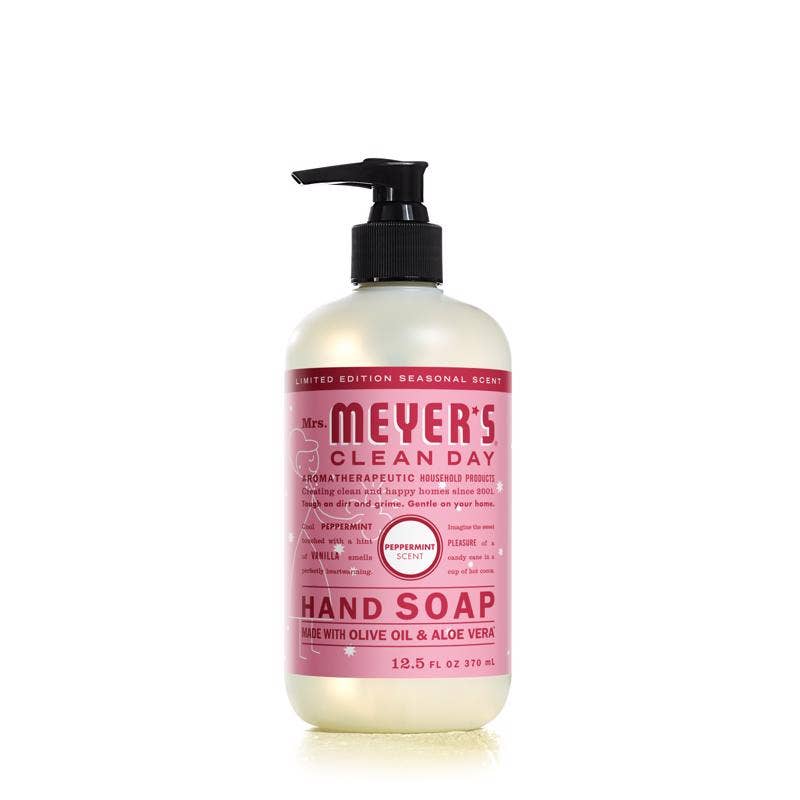 Everyday Supply Co - Wholesale Hand Soap/Wash - Mrs. Meyer's Peppermint Liquid Hand Soap 12.5 oz - 6 Pack