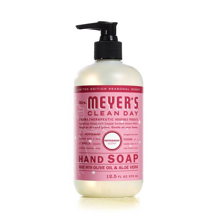 Everyday Supply Co - Wholesale Hand Soap/Wash - Mrs. Meyer's Peppermint Liquid Hand Soap 12.5 oz - 6 Pack0