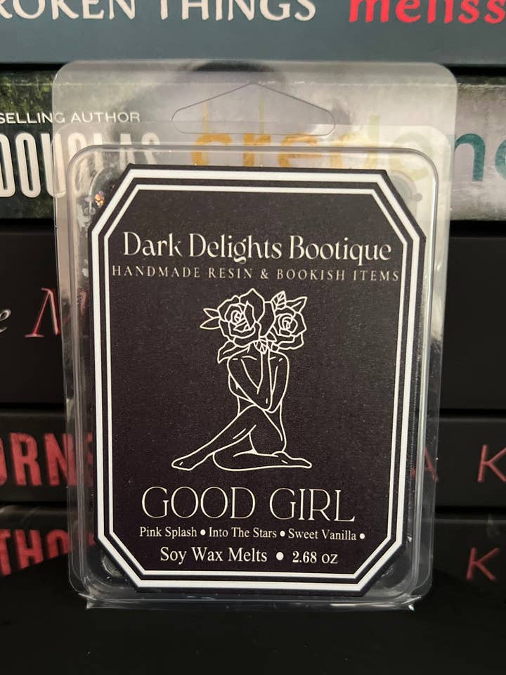 Good Girl Literary Bookish Wax Melts Gift for wholesale by Dark Delights Bootique