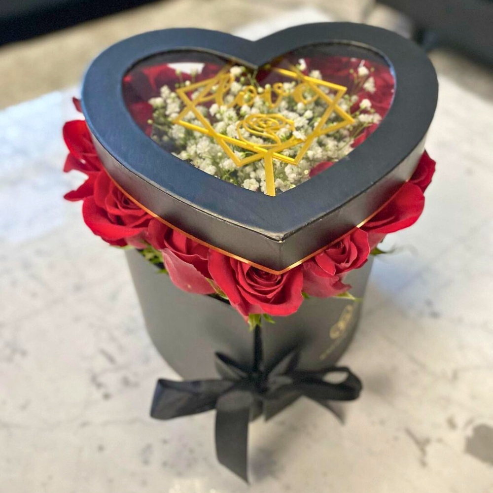 UNIKPACKAGING - Vendita all'ingrosso Confezioni regalo - Scatola a Cuore a Doppio Strato con Fodera per Regali e Fiori5