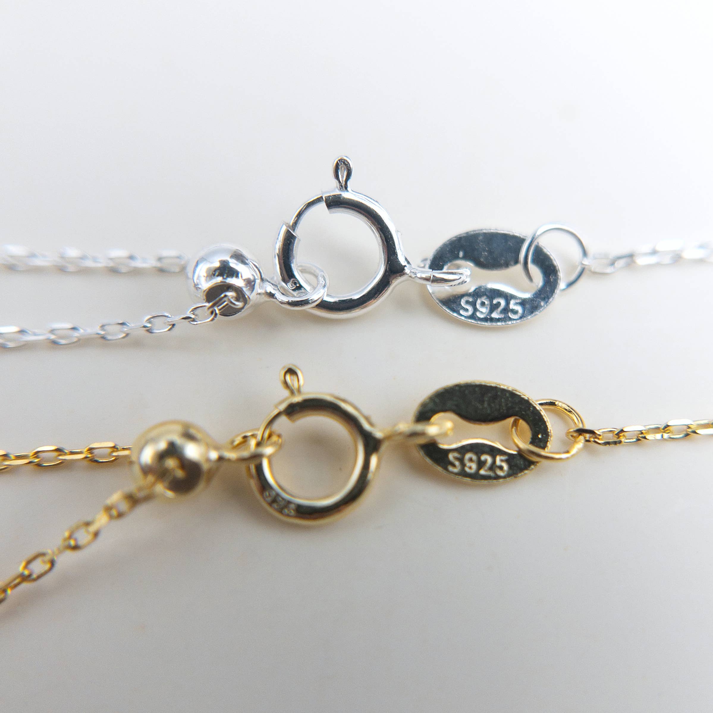 UBNY Collection - Wholesale Link & Chain Necklace - Cable Chain Necklace • 925 Sterling Silver • Thread Necklace3