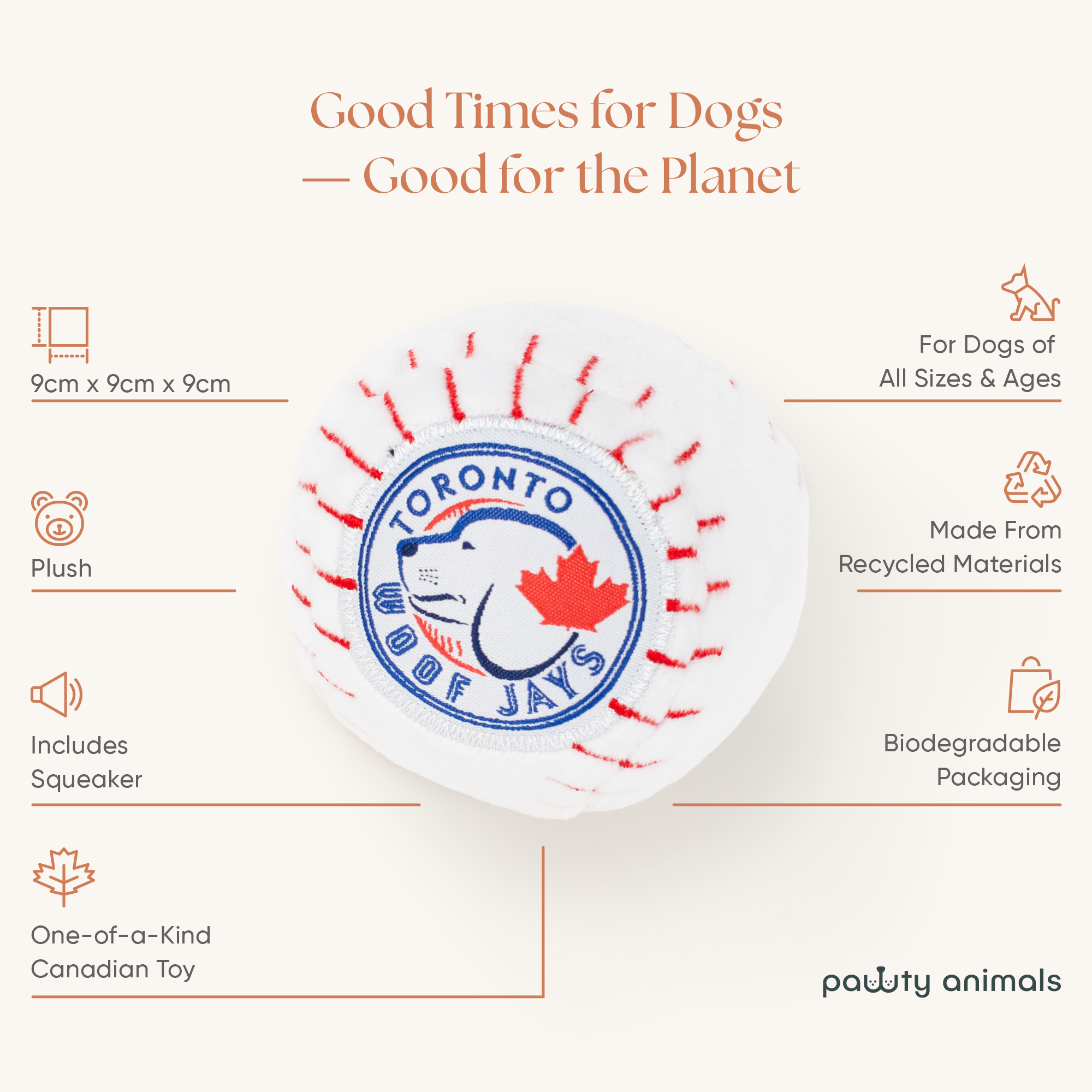 PawtyAnimals.ca – Großhandel Plüschtier – Hund – Toronto Woofjays1